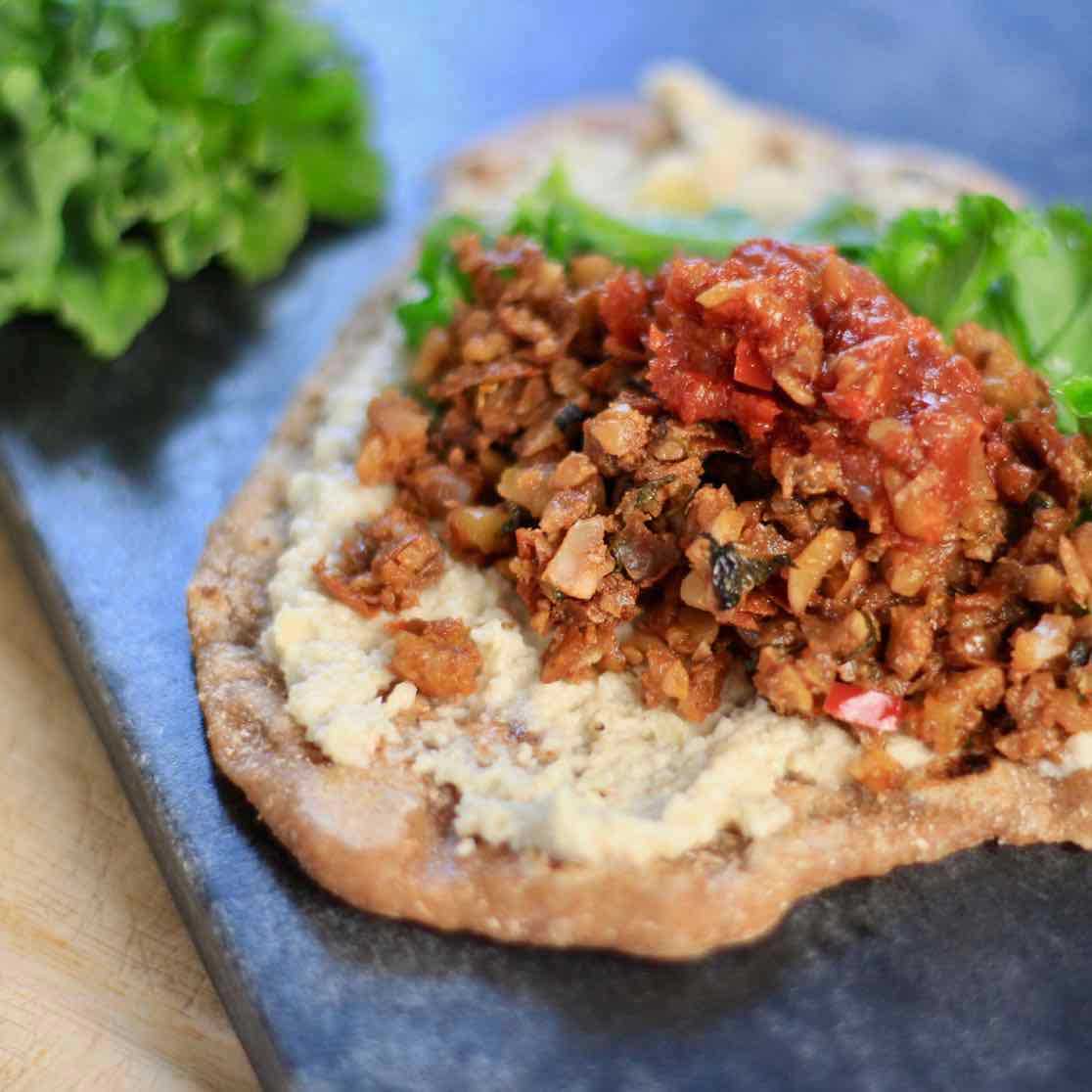 Vegansk taco med hjemmelaget krydder